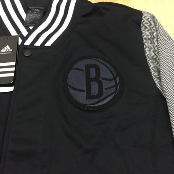 Adidas NBA Brooklyn Nets Jacket Large - Picture 2 of 5